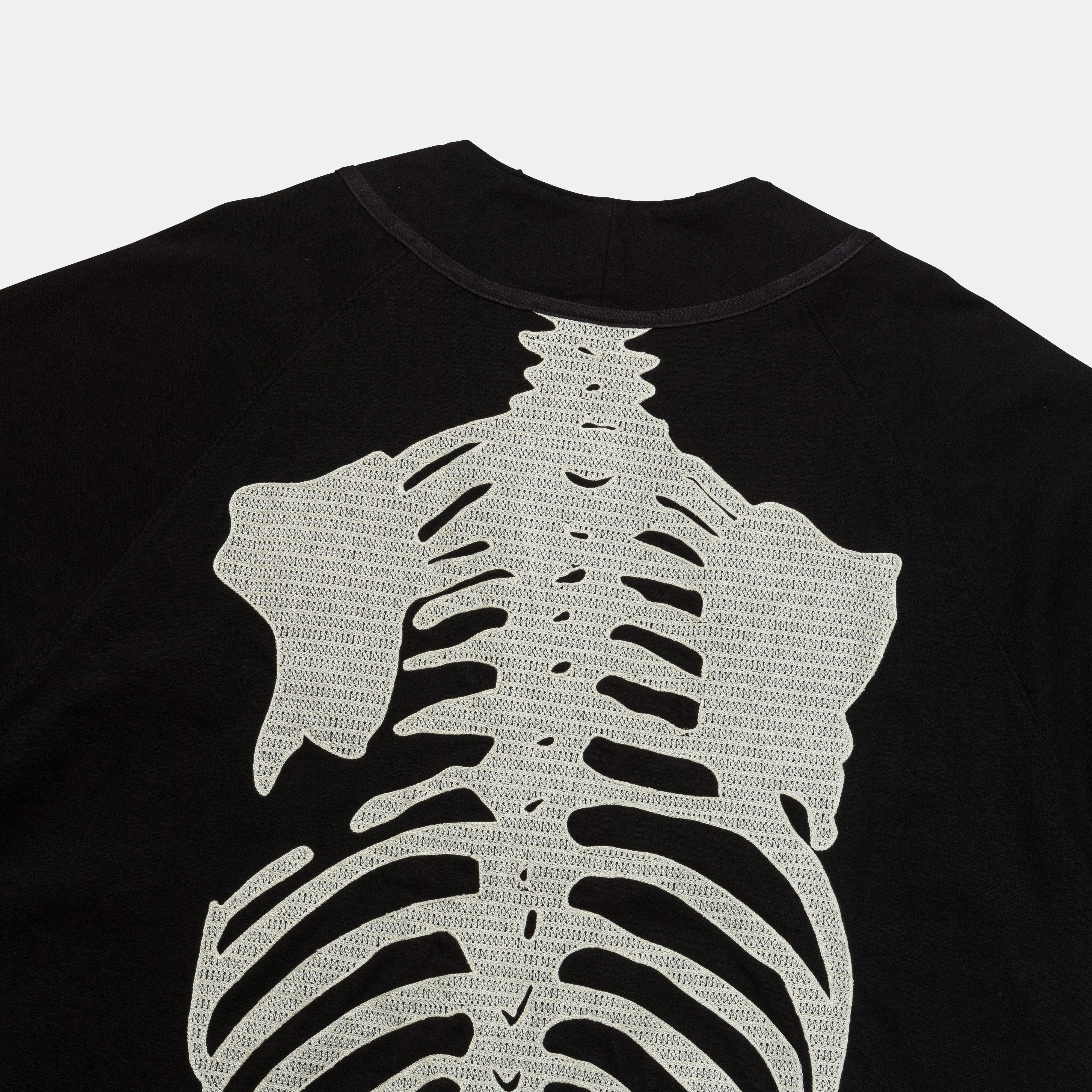 16/-Densed Jersey Baseball Shirt (BONE) - Black