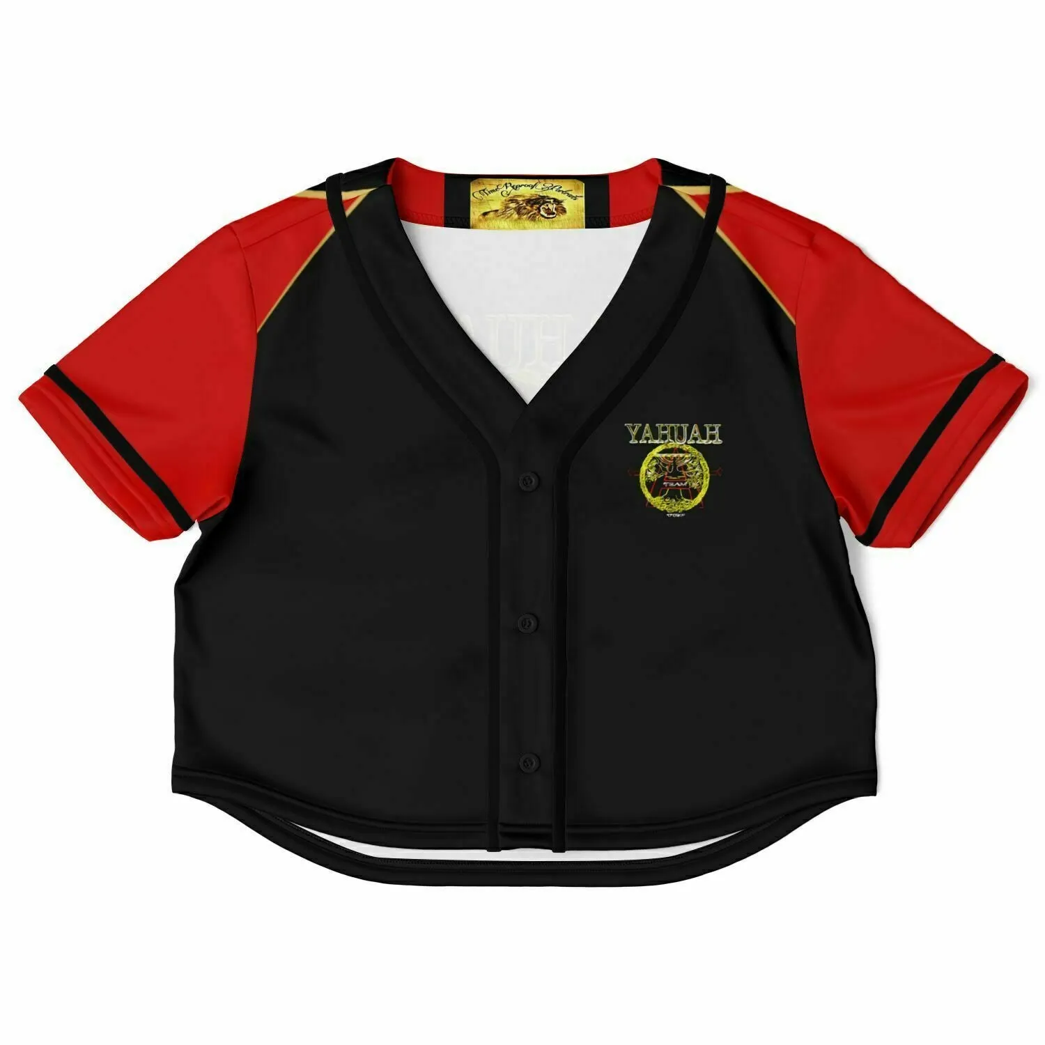 A-Team 01 Red Designer Cropped Baseball Jersey