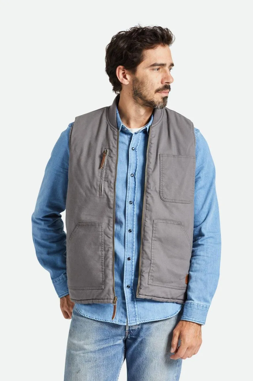 Abraham Builders Reversible Vest - Charcoal/Black