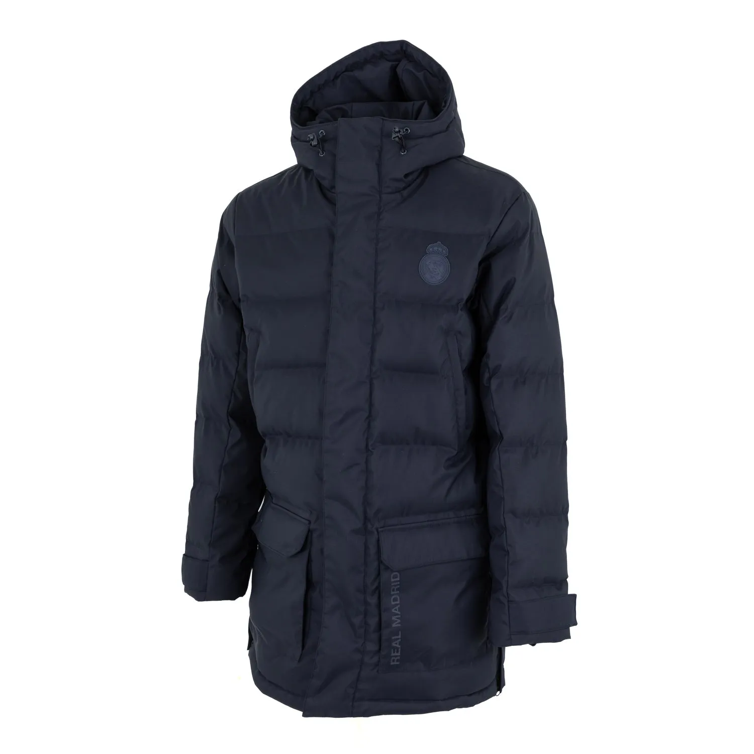 Abrigo Parka Largo Outerwear Hombre Acolchada Azul