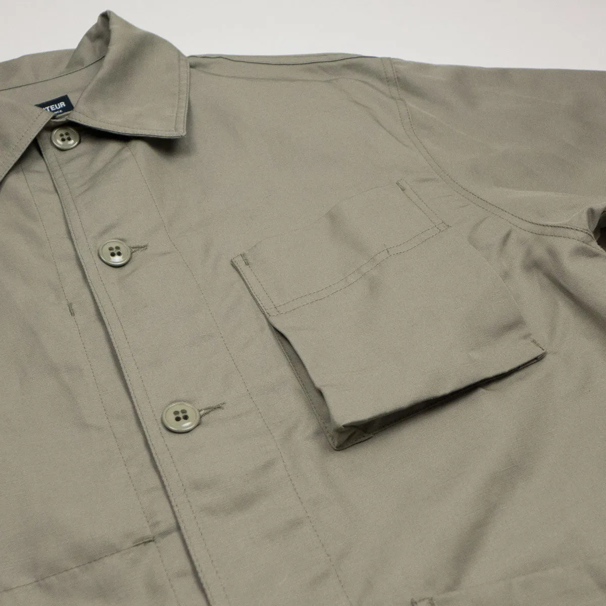 Arpenteur - ADN Cotton / Linen Gabardine Jacket - Stone