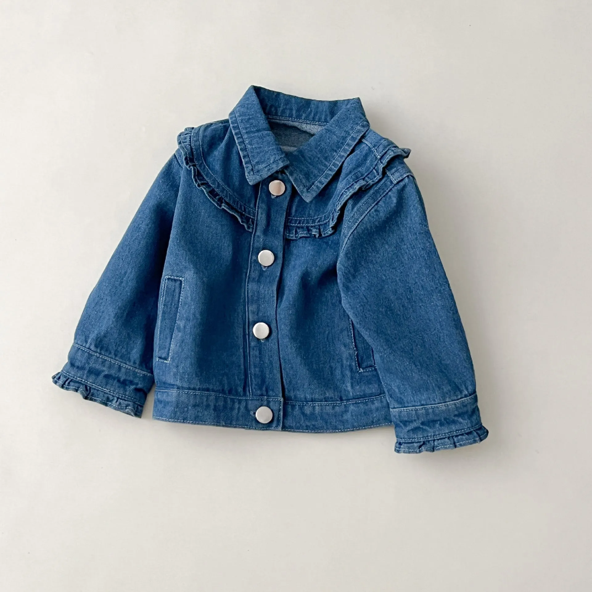 Baby Kid Girls Solid Color Jackets Outwears Wholesale 23113063