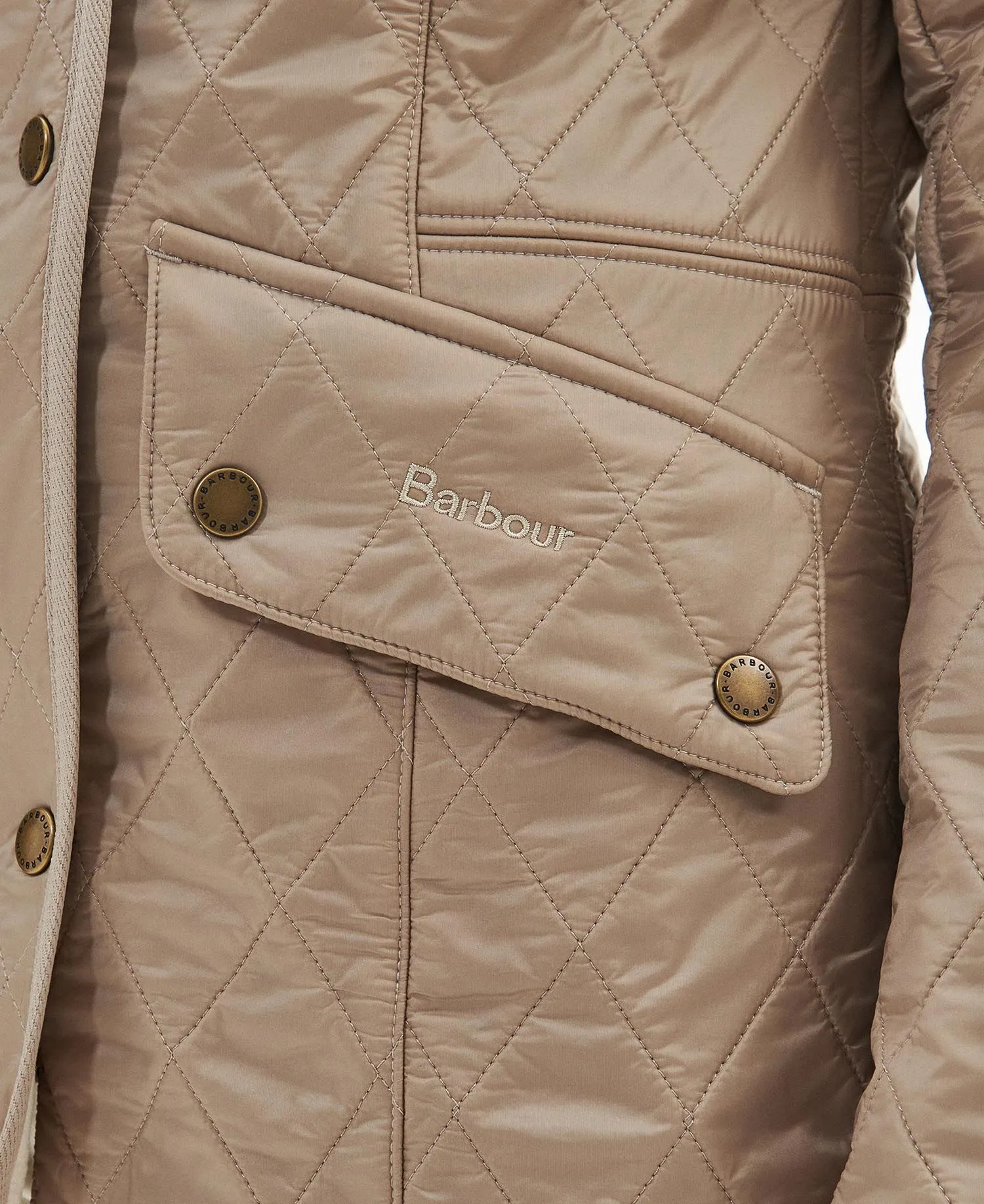 Barbour Cavalry Polarquilt Jacket - Fawn