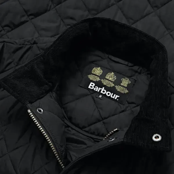 Barbour Chelsea Sports Quilt Jacket Black