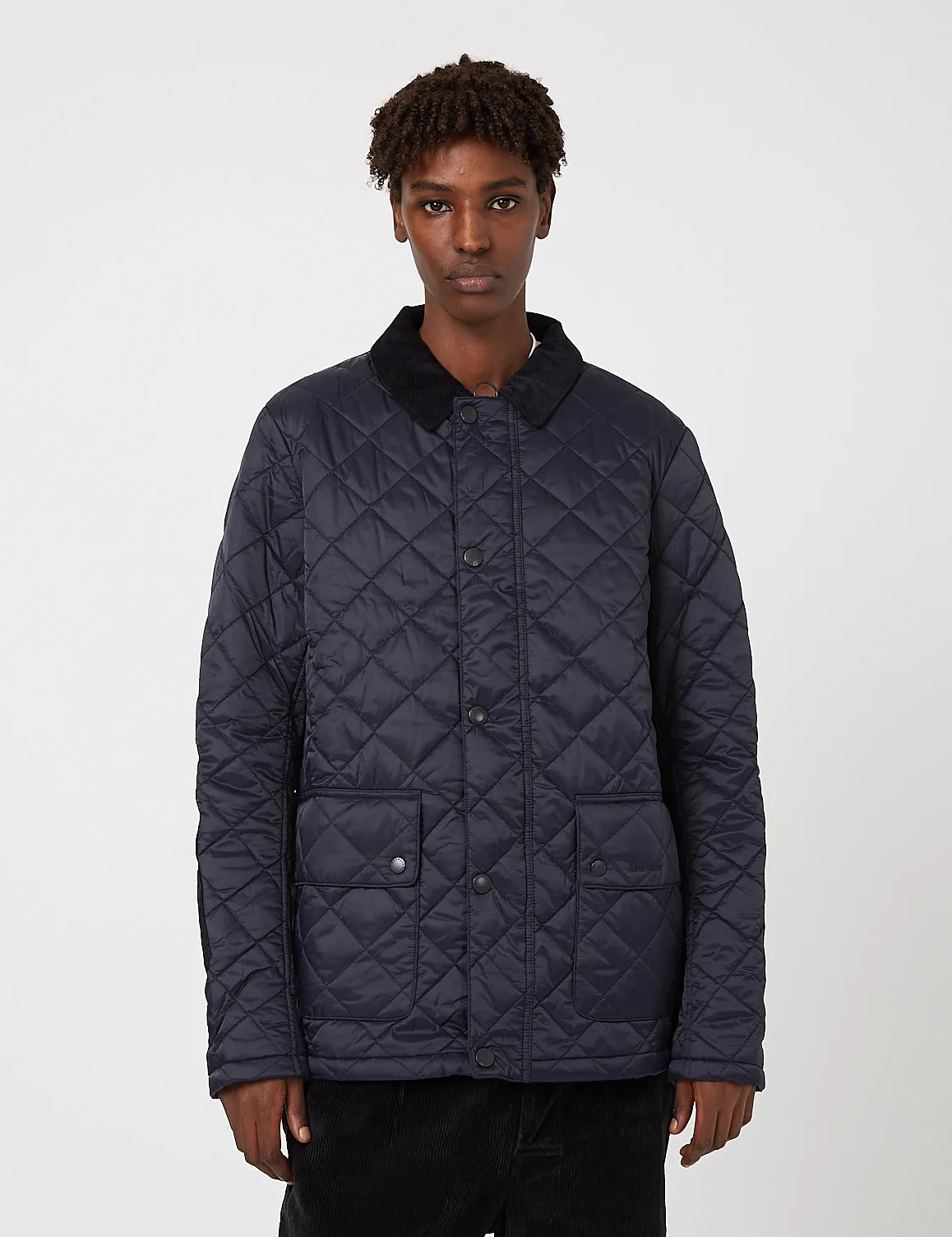 Barbour Diggle Quilted Jacket - Navy Blue