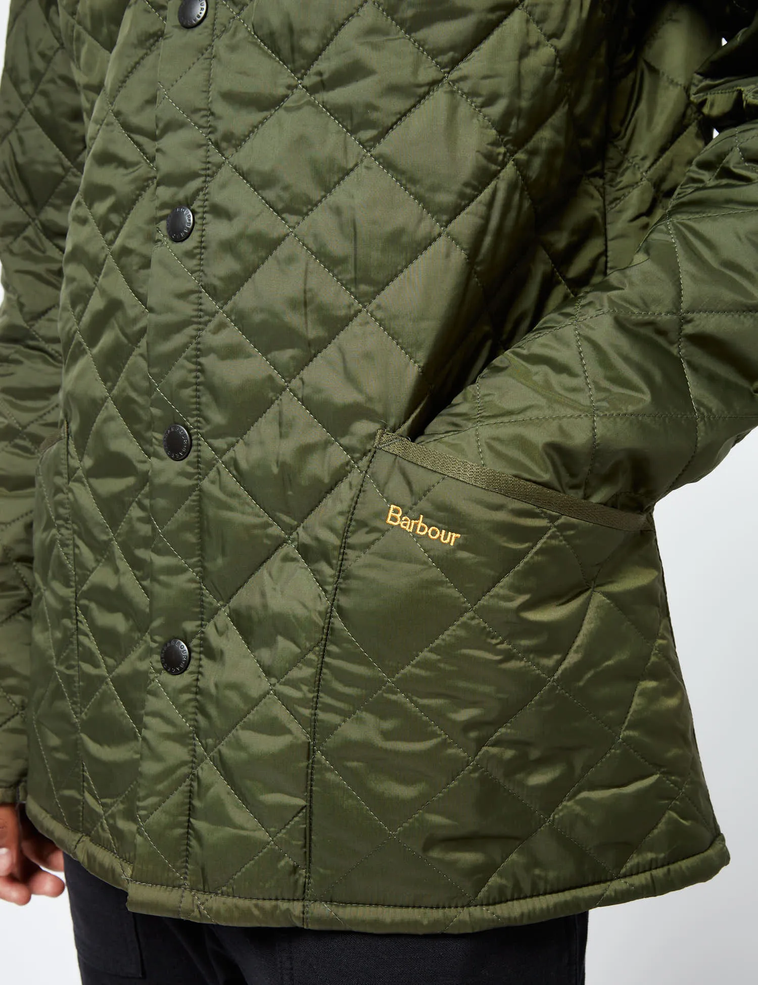 Barbour Heritage Liddesdale Quilted Jacket - Olive Green