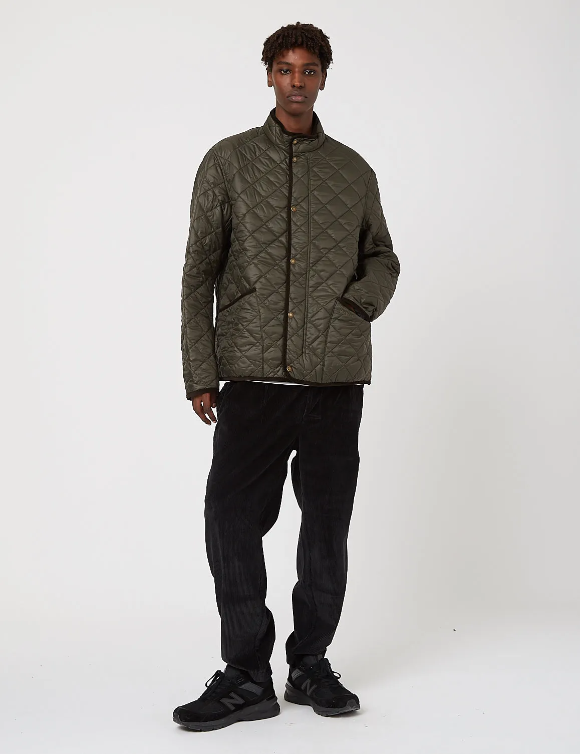 Barbour Koppel Quilted Jacket - Darkest Olive