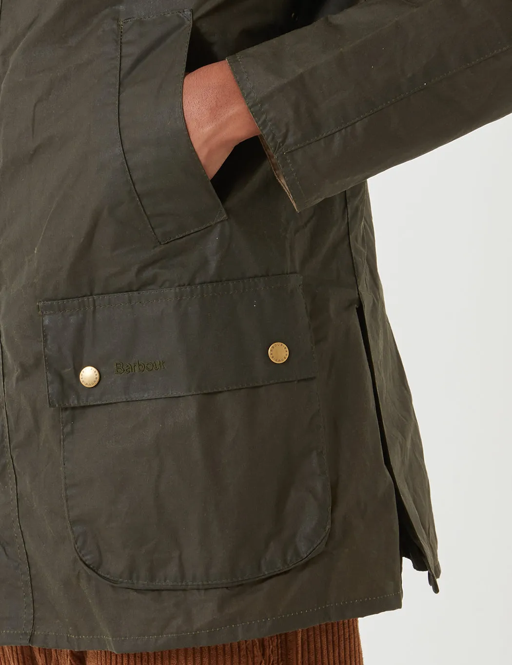 Barbour Lightweight Ashby Wax - Archive Olive Green