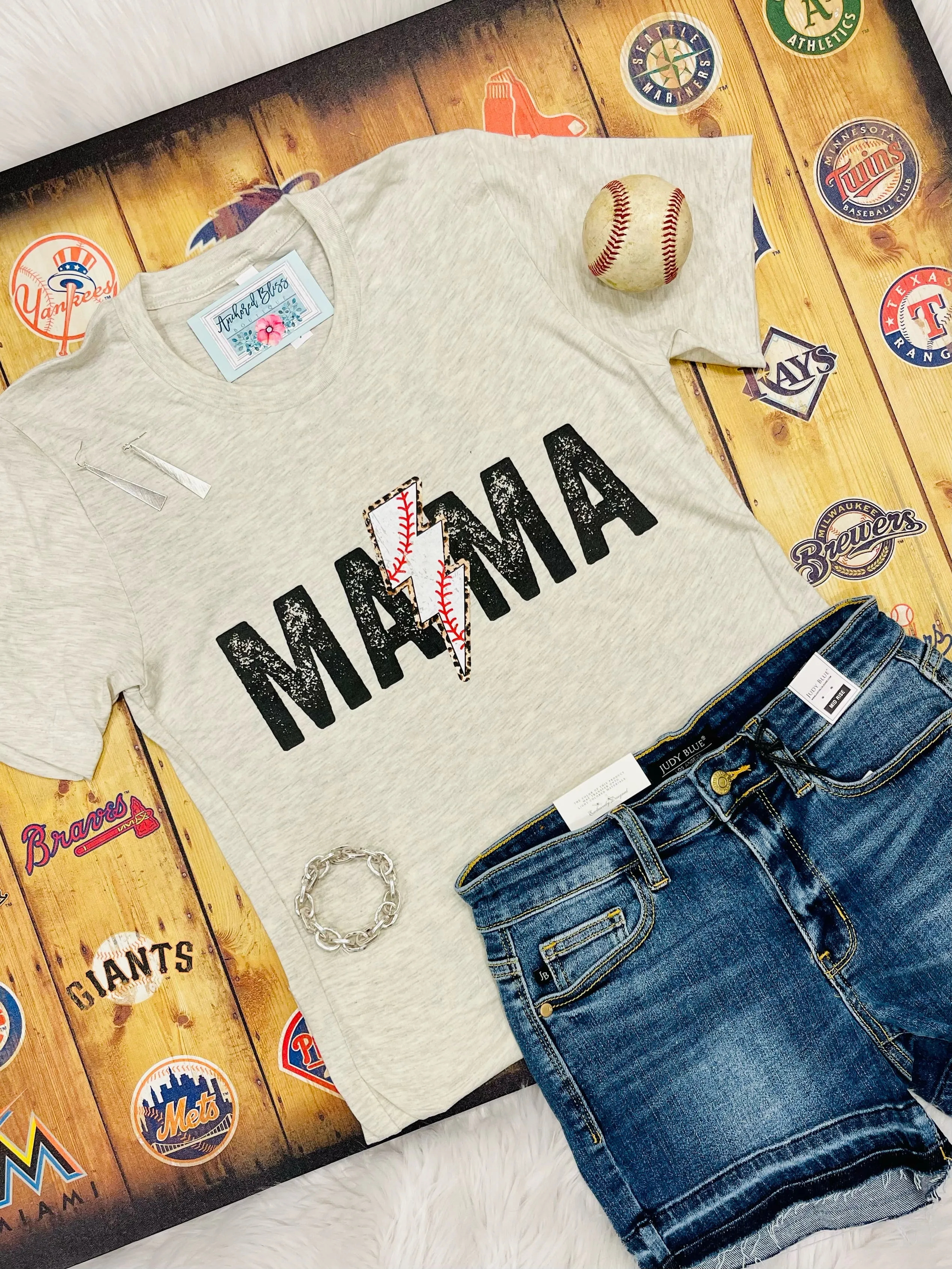 Baseball Mama Graphic Tee