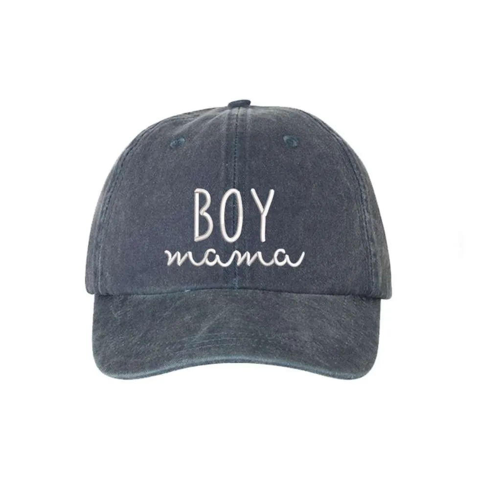 Boy Mama Washed Baseball Hat