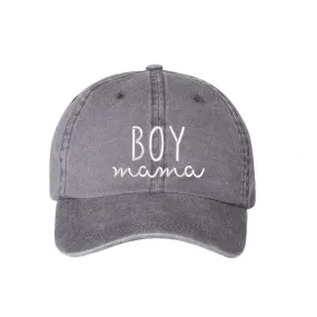 Boy Mama Washed Baseball Hat