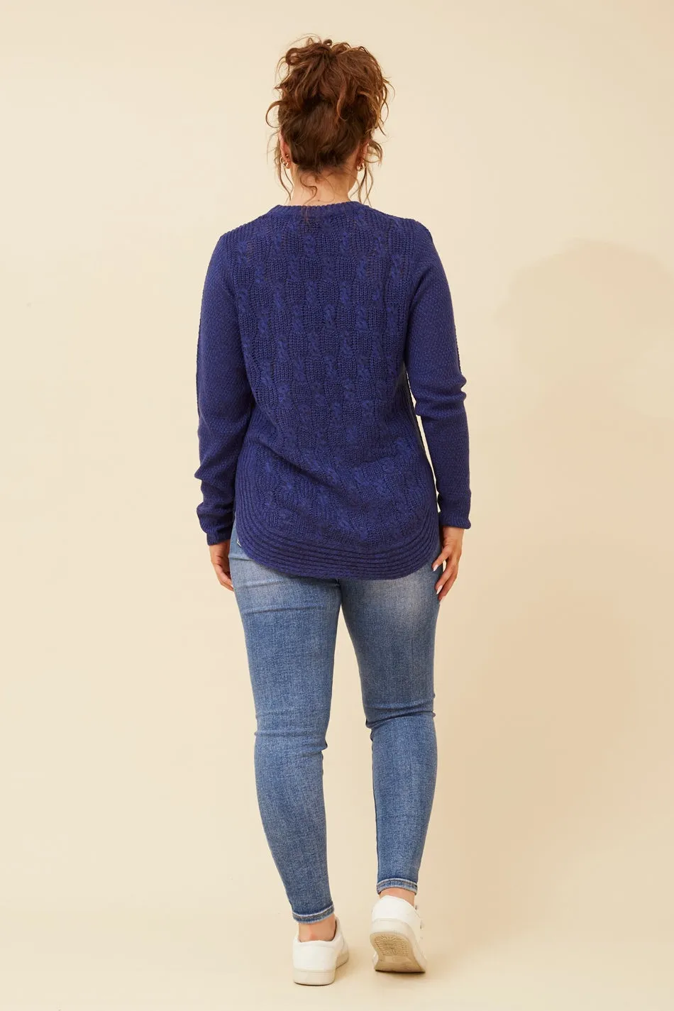 CALLIE CABLE KNIT JUMPER