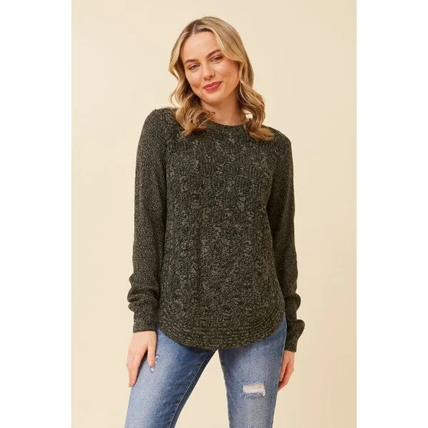 CALLIE CABLE KNIT JUMPER