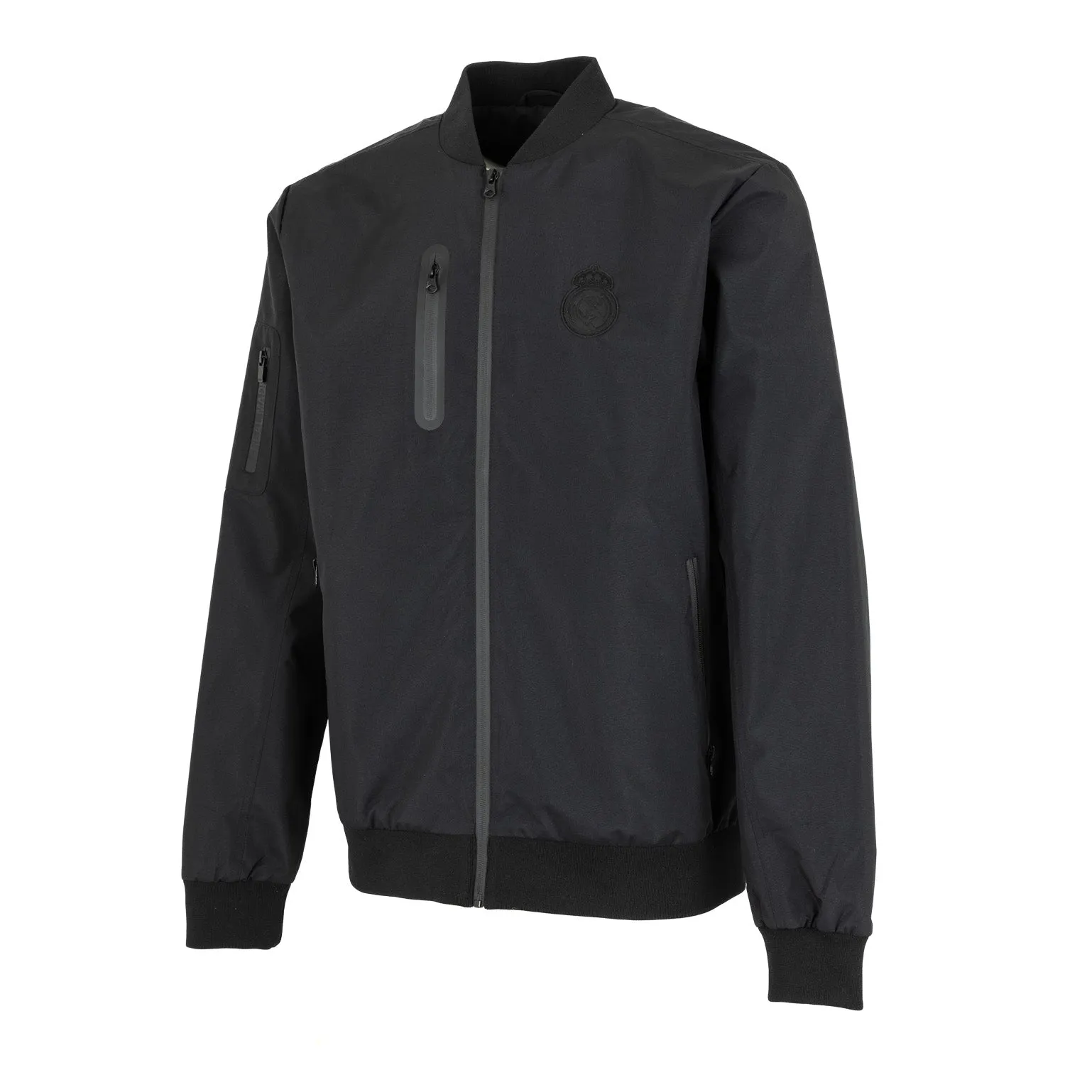 Chaqueta Bomber Outerwear Hombre monocolor Negro