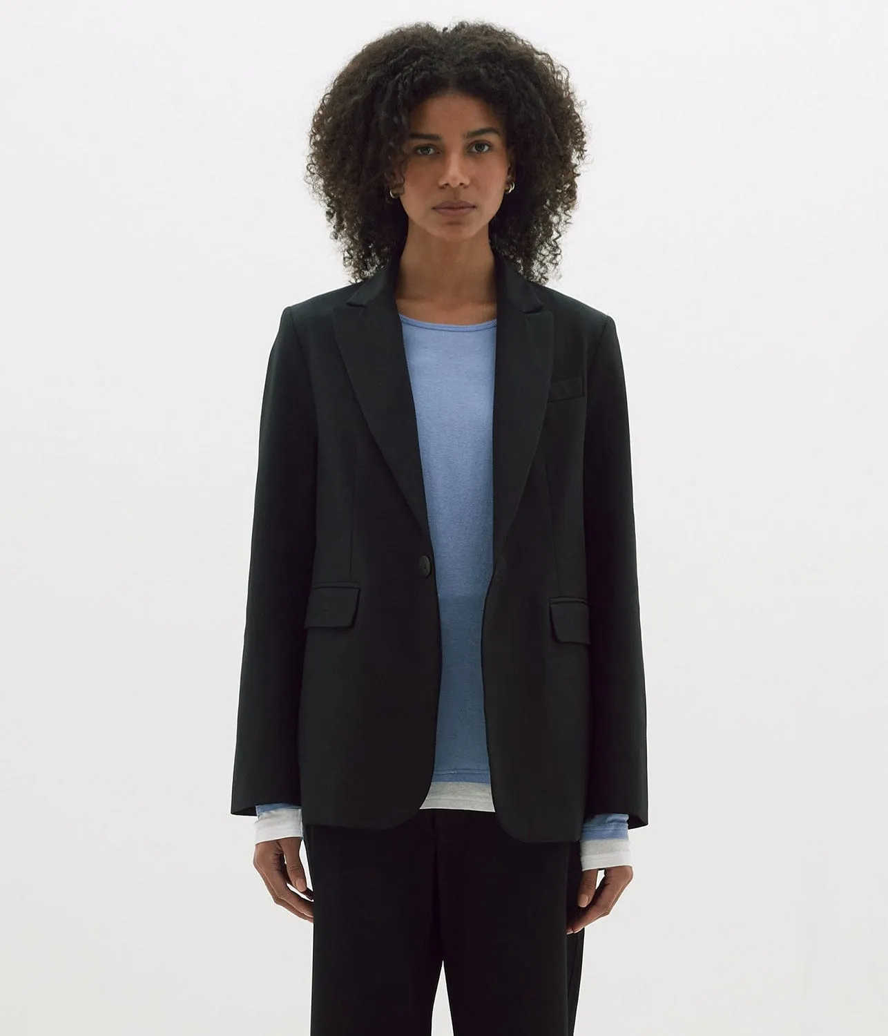 CLASSIC TAILORED JACKET- BLACK