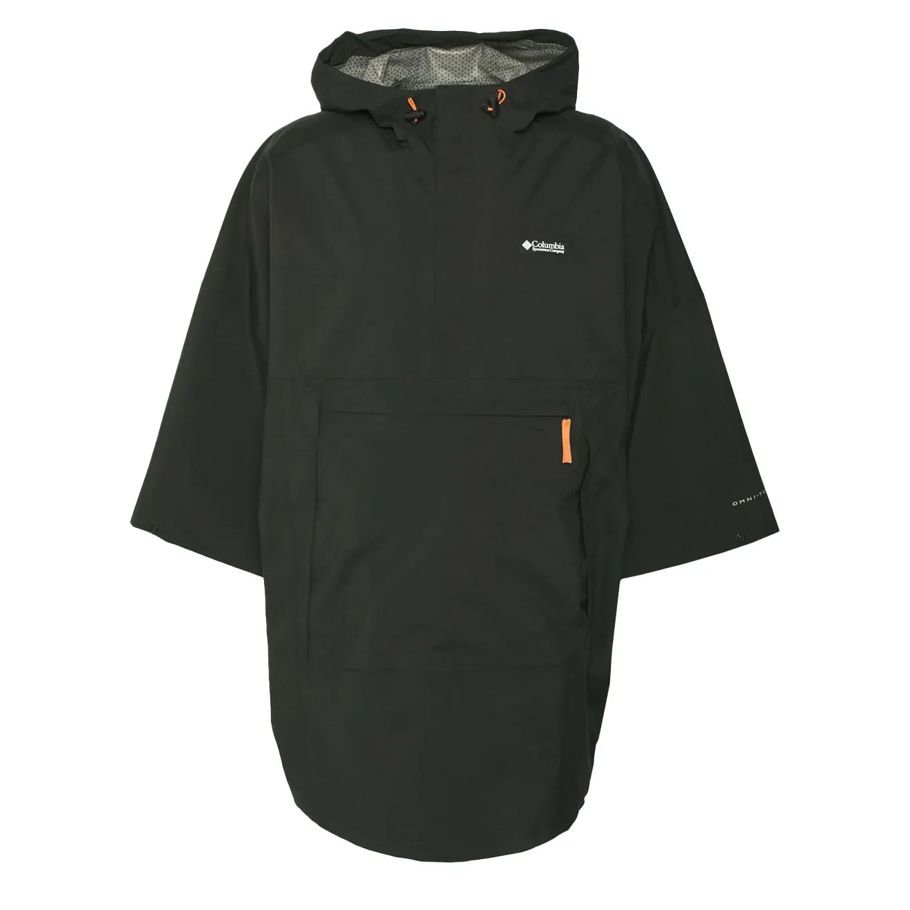 Columbia Deschutes Valley Unisex Rain Poncho Black