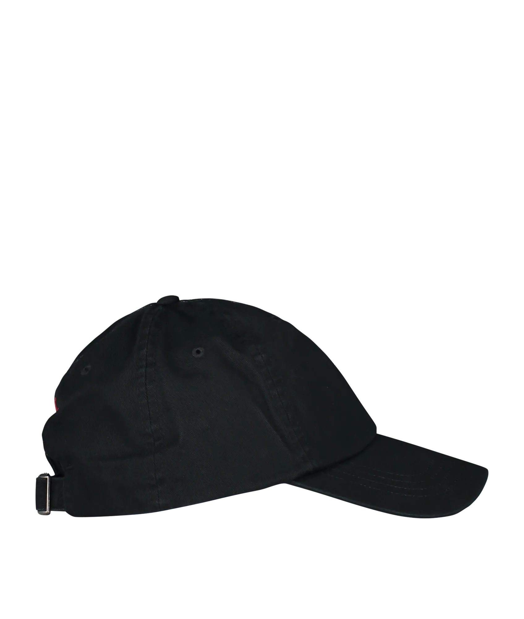 Cotton Chino Baseball Cap - Black