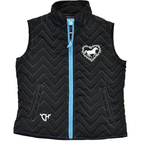 Cowgirl Hardware Girls' Country Angel Quilted Vest