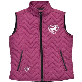 Cowgirl Hardware Toddler Girls' Country Angel Quilted Vest