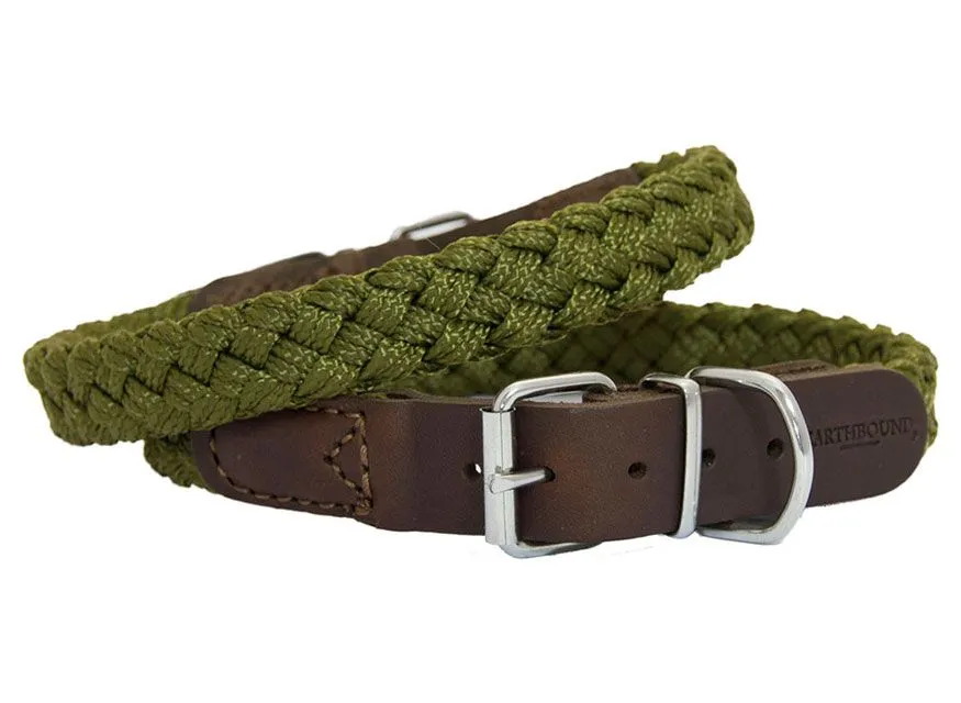 EARTHBOUND Soft Braided Nylon & Leather Collars