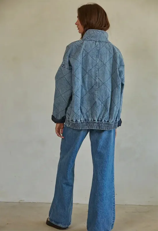 Eclipse Denim Jacket - Denim Blue