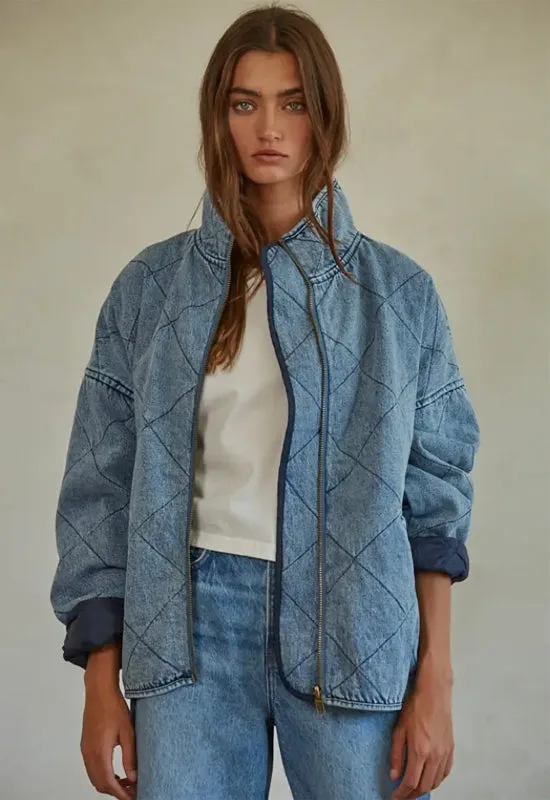 Eclipse Denim Jacket - Denim Blue