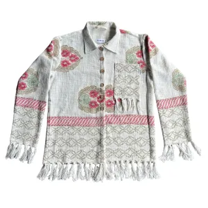 EKANTIK Mkindu Jacket with tassels along the hem