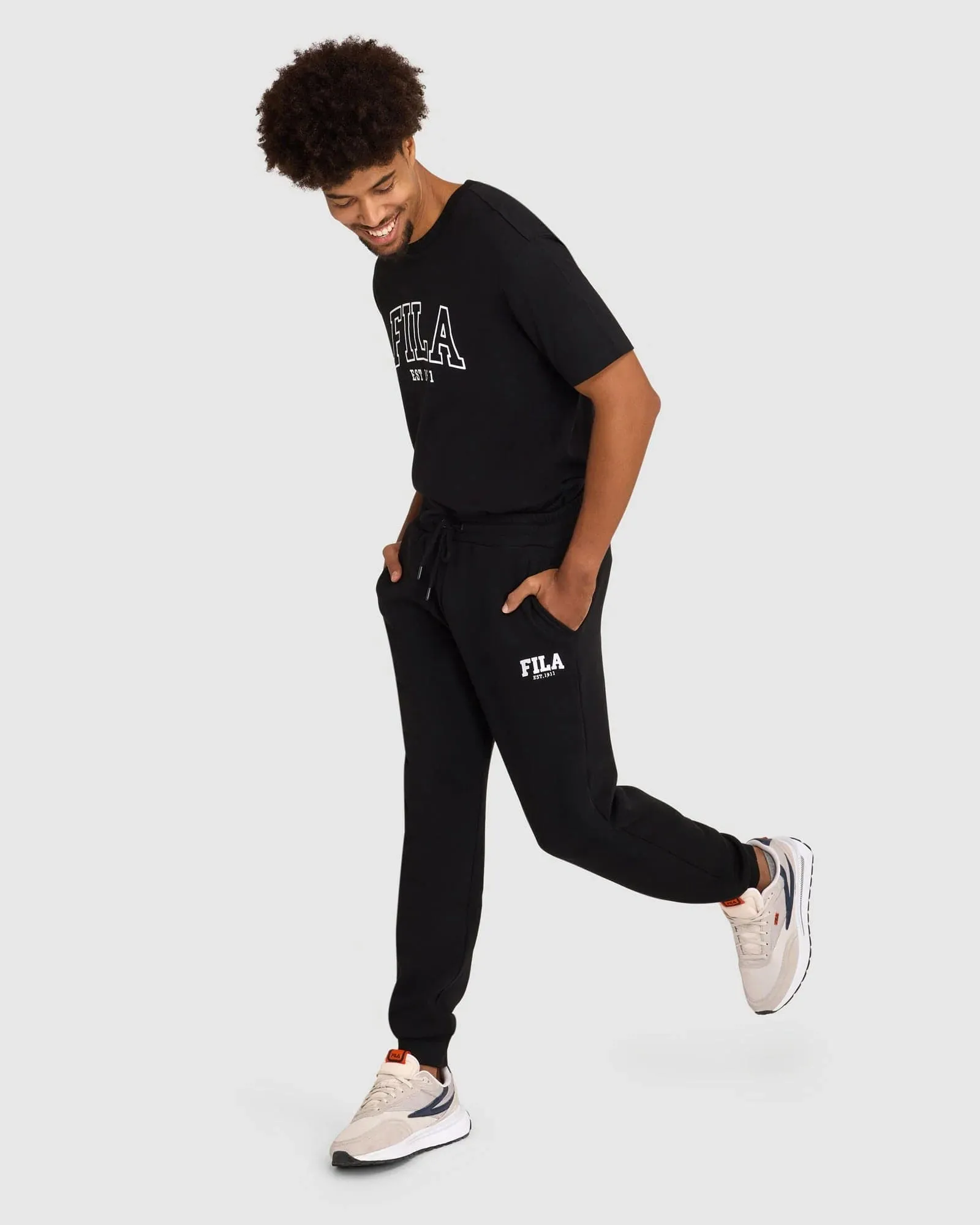 FILA UNISEX UC4.ZERO BLACK TRACKPANTS