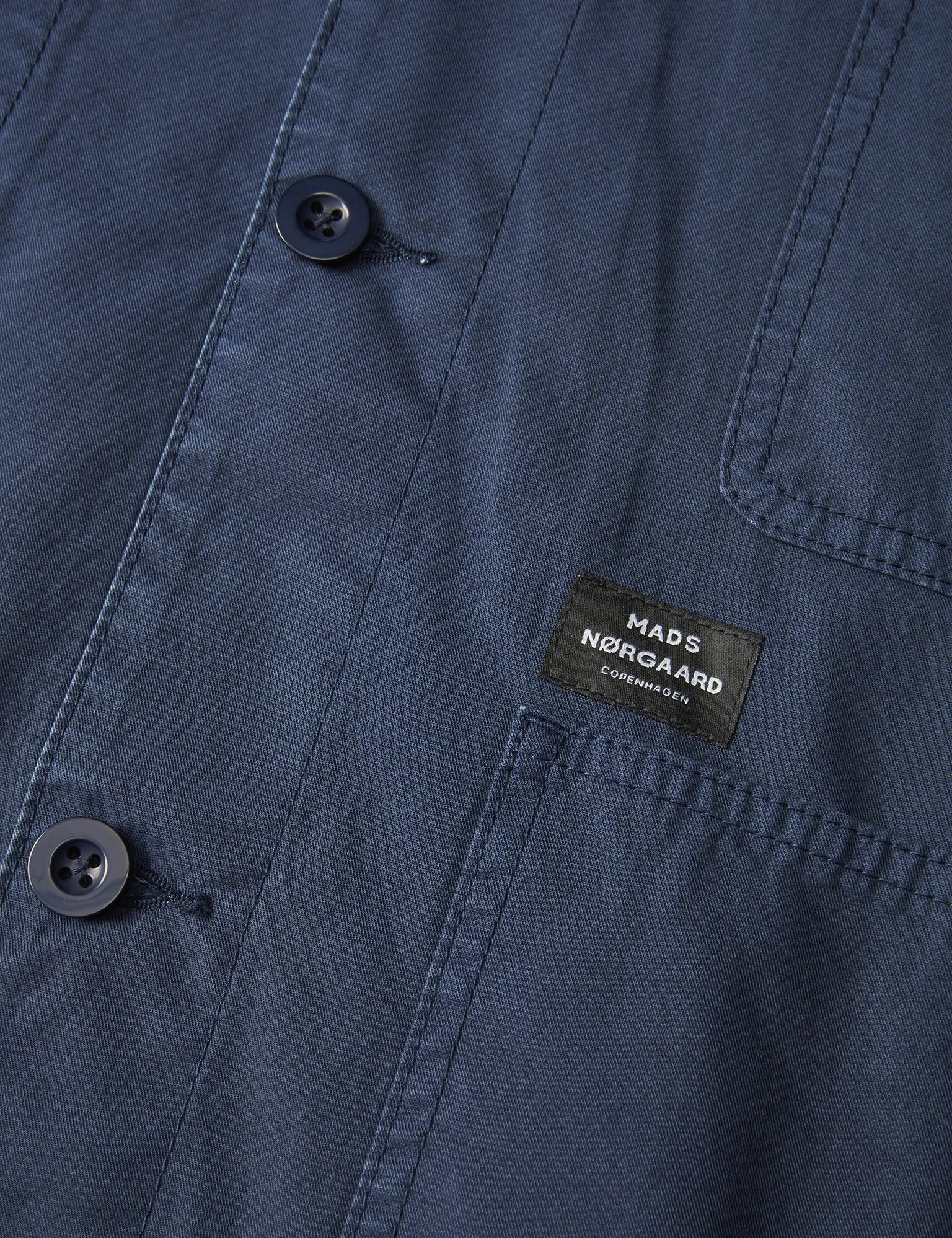 Fine Twill Chore Jacket, Midnight Navy