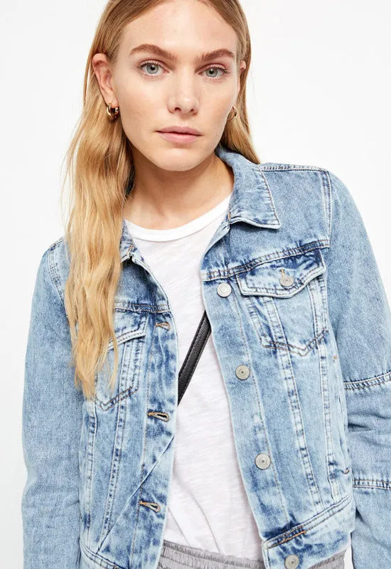 Free People - Rumors Denim Jacket Light Indigo