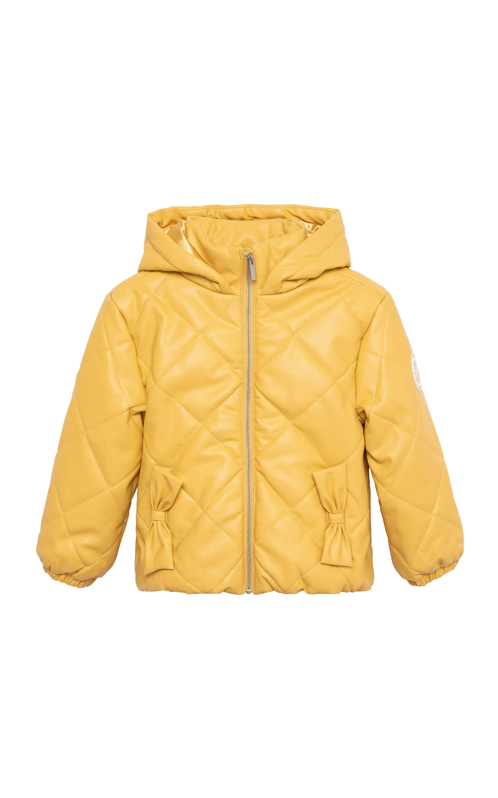 Girls Quilted Hooded Jacket