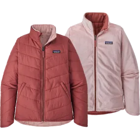 Girls' Reversible Snow Flower Jacket