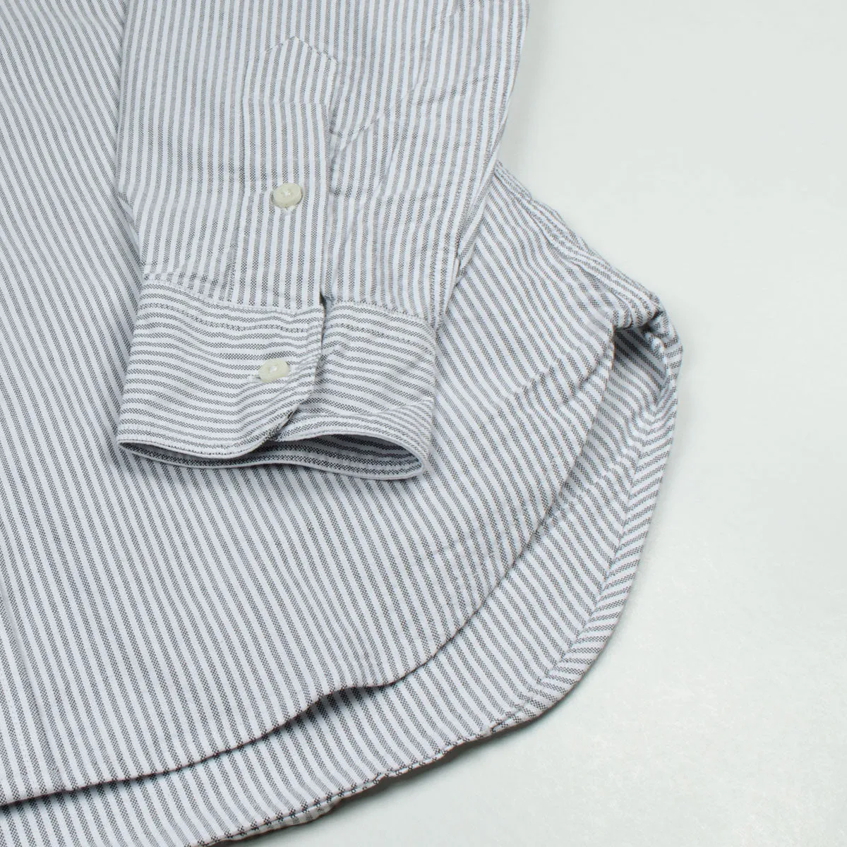 Gitman Vintage - Oxford Shirt - Grey Stripe