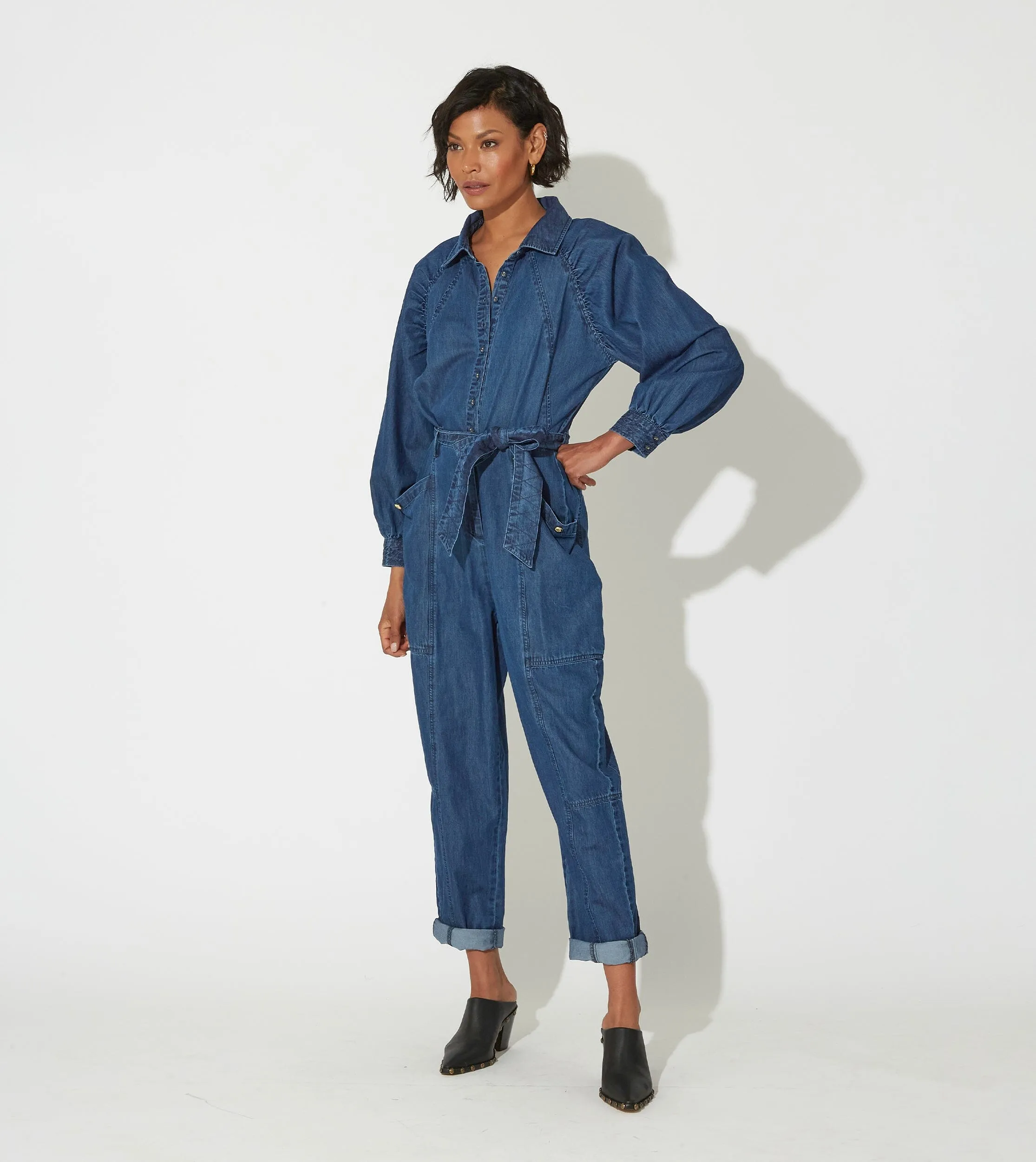 Haisley Jumpsuit | Medium Wash