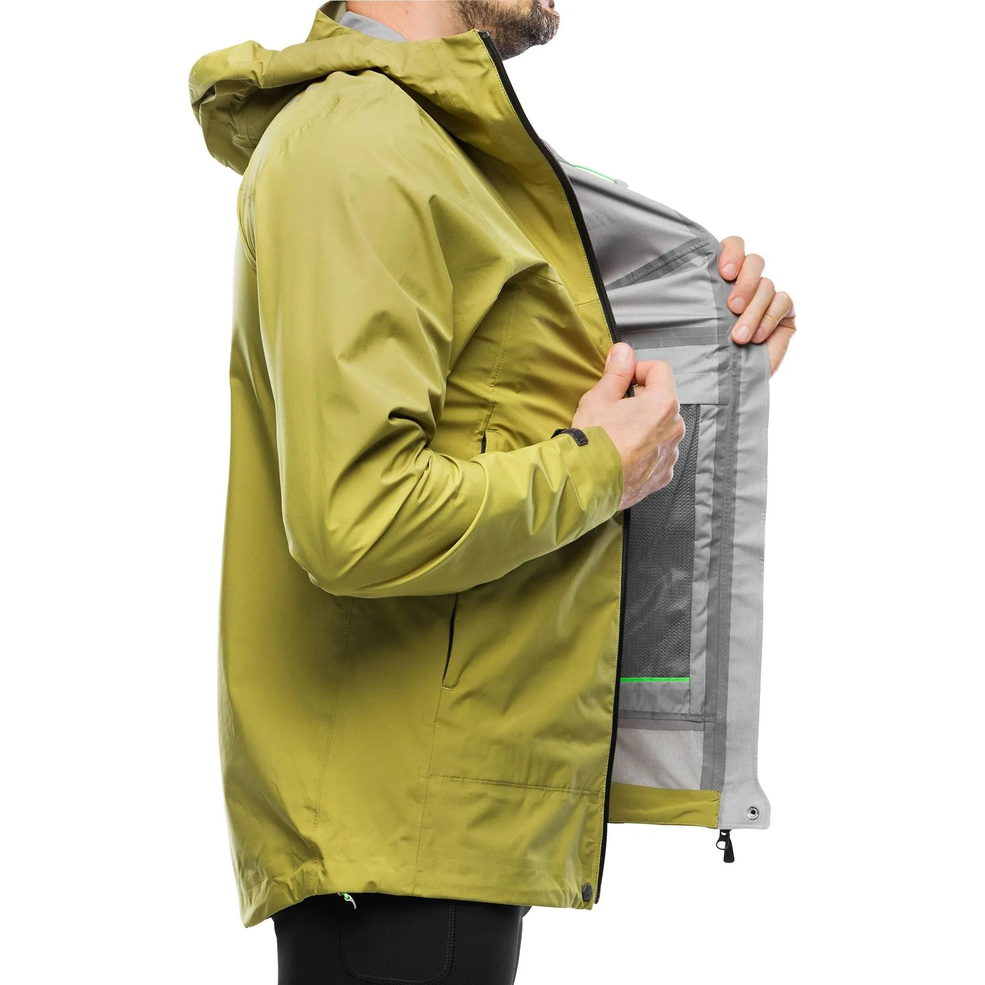 Inov8 VentureLite Mens Waterproof Jacket - Green