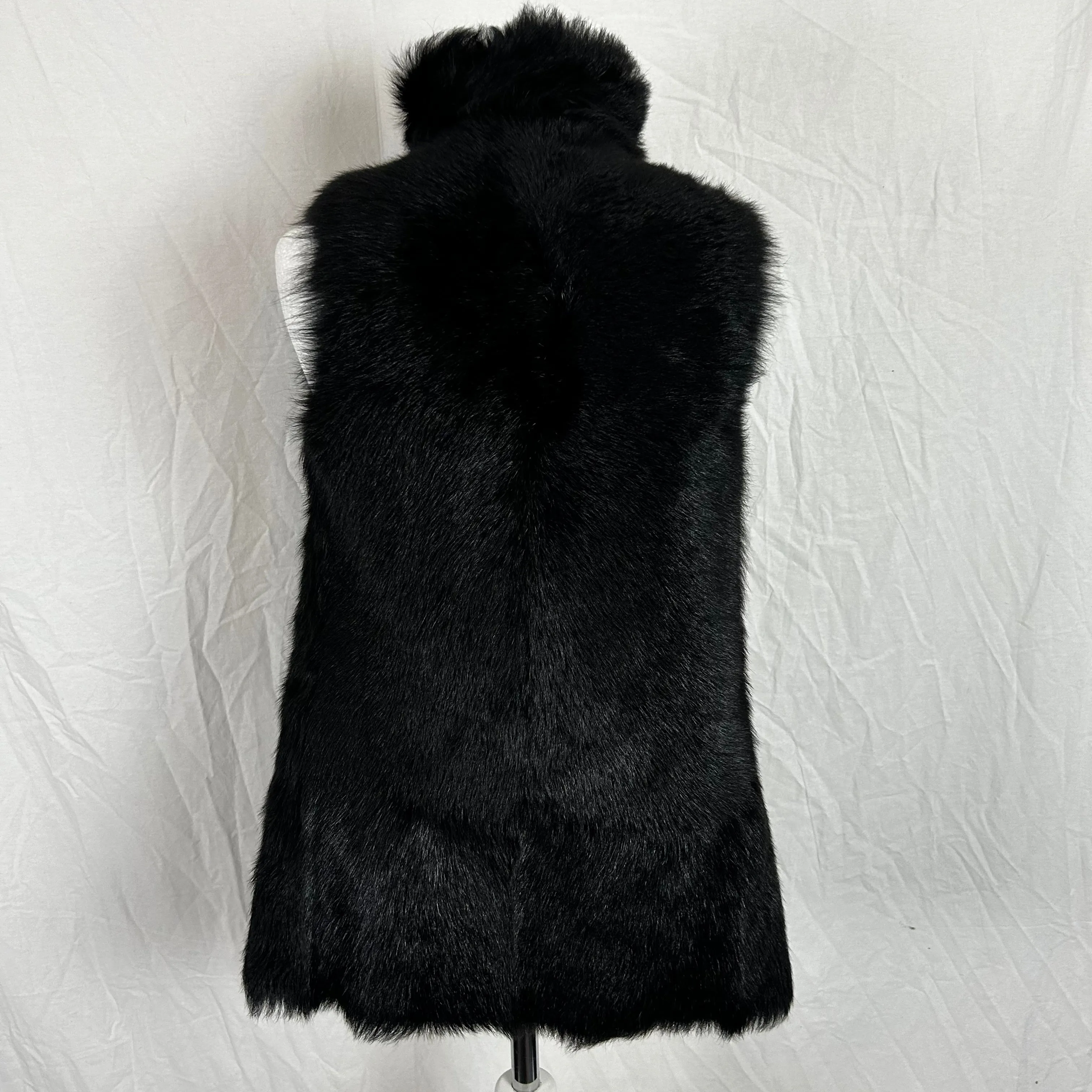 Joseph Brand New 945 Black Toscana Shearing Gilet XXS