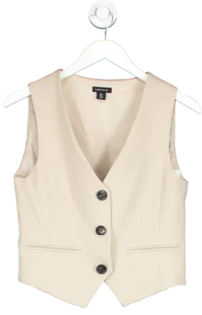 Karen Millen Cream Waist Coat UK 8