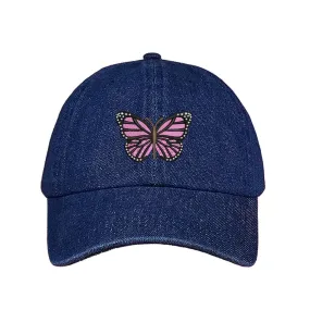 Light Pink Butterfly Baseball Hat - Spring Baseball Cap