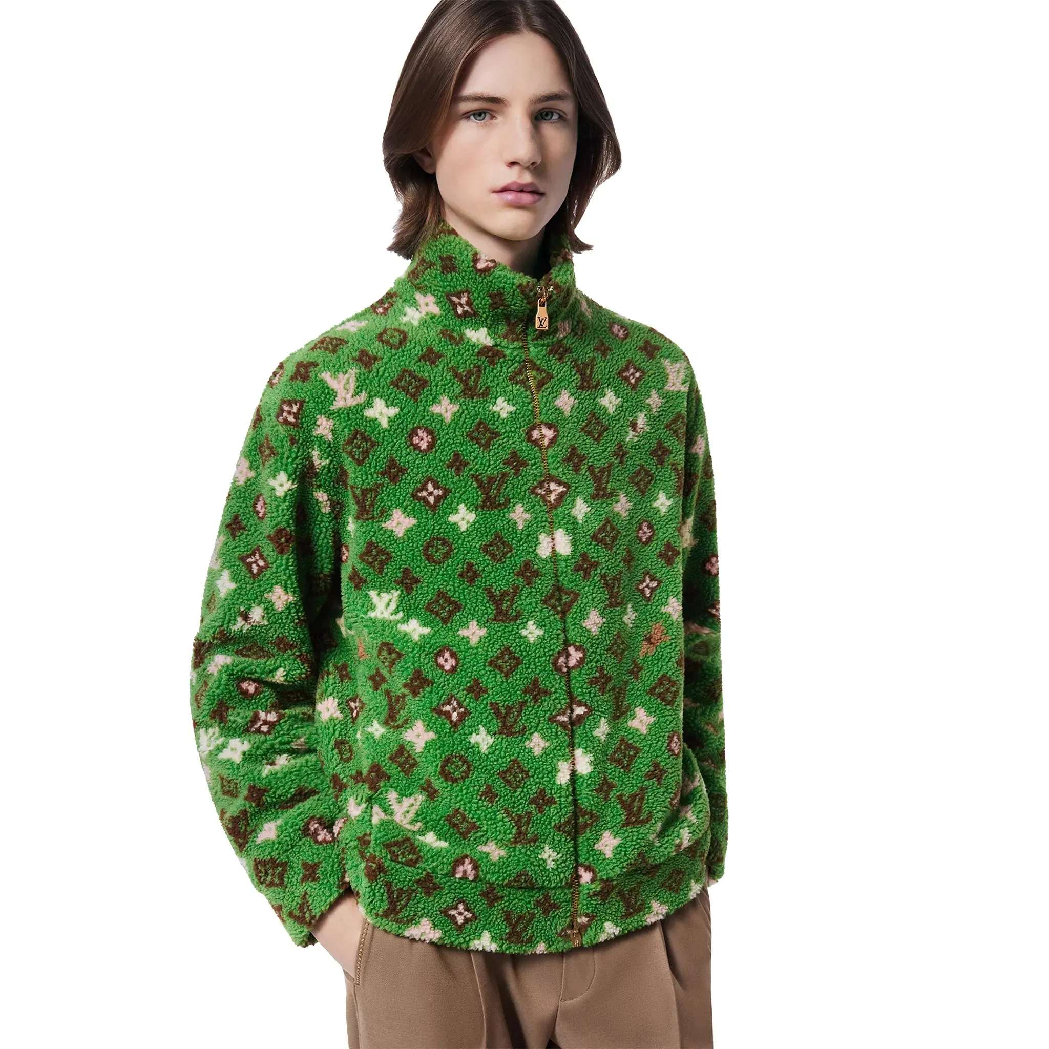 Louis Vuitton By Tyler The Creator Monogram Blouson Green Fleece