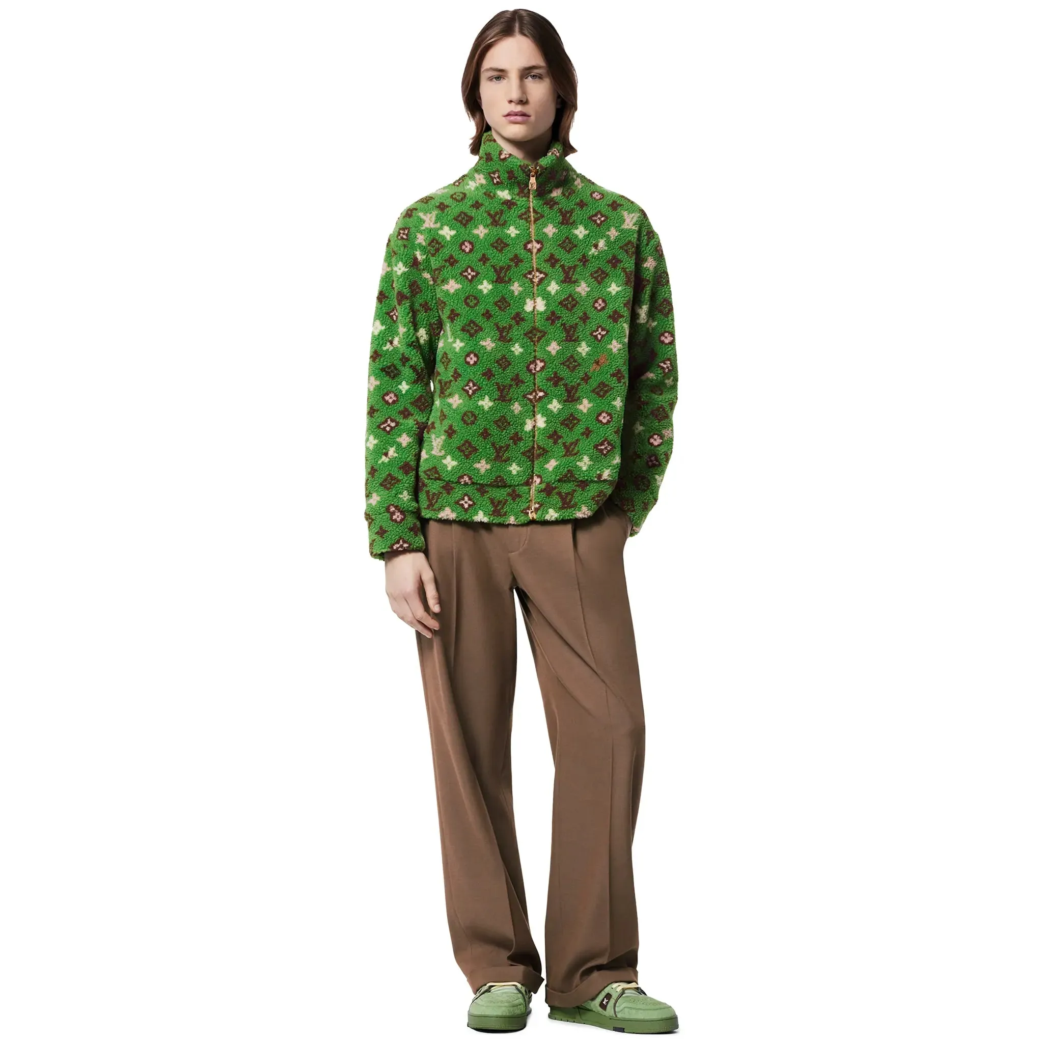 Louis Vuitton By Tyler The Creator Monogram Blouson Green Fleece