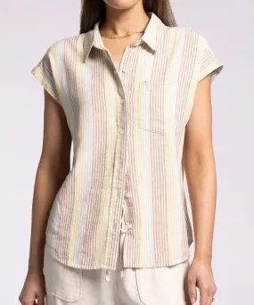 Mali Shirt - Retro Rainbow Stripe