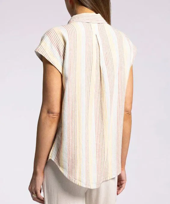 Mali Shirt - Retro Rainbow Stripe