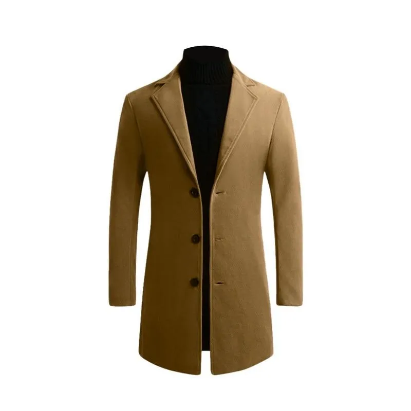 Men's Woolen Coat Men's Jacket Large Size Men's Clothing