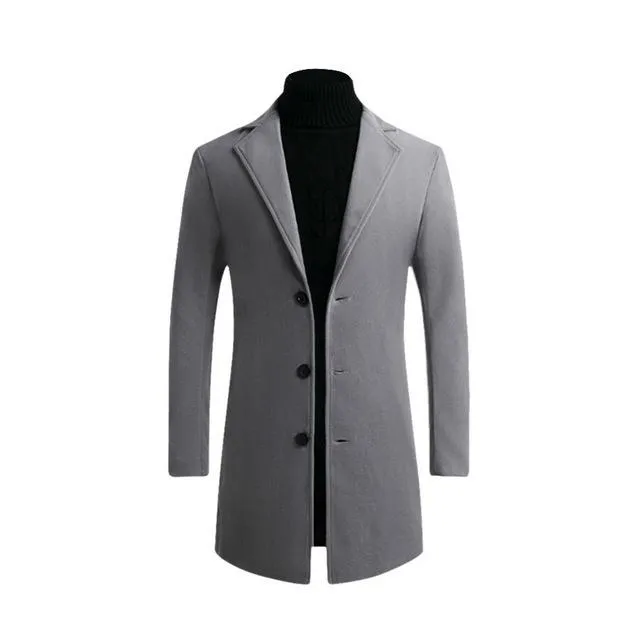 Men's Woolen Coat Men's Jacket Large Size Men's Clothing