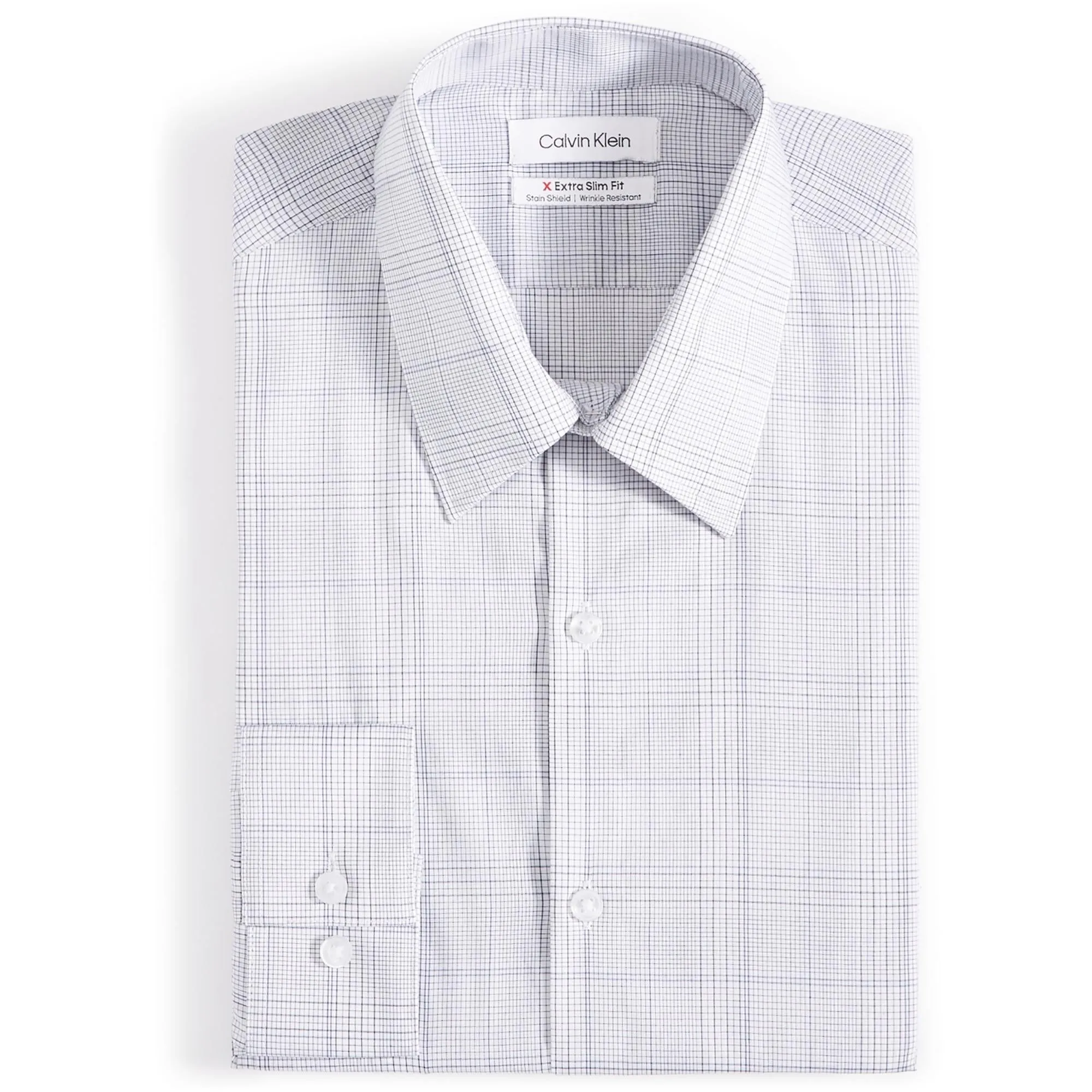 Mens Wrinkle Resistant Stretch Button-Down Shirt