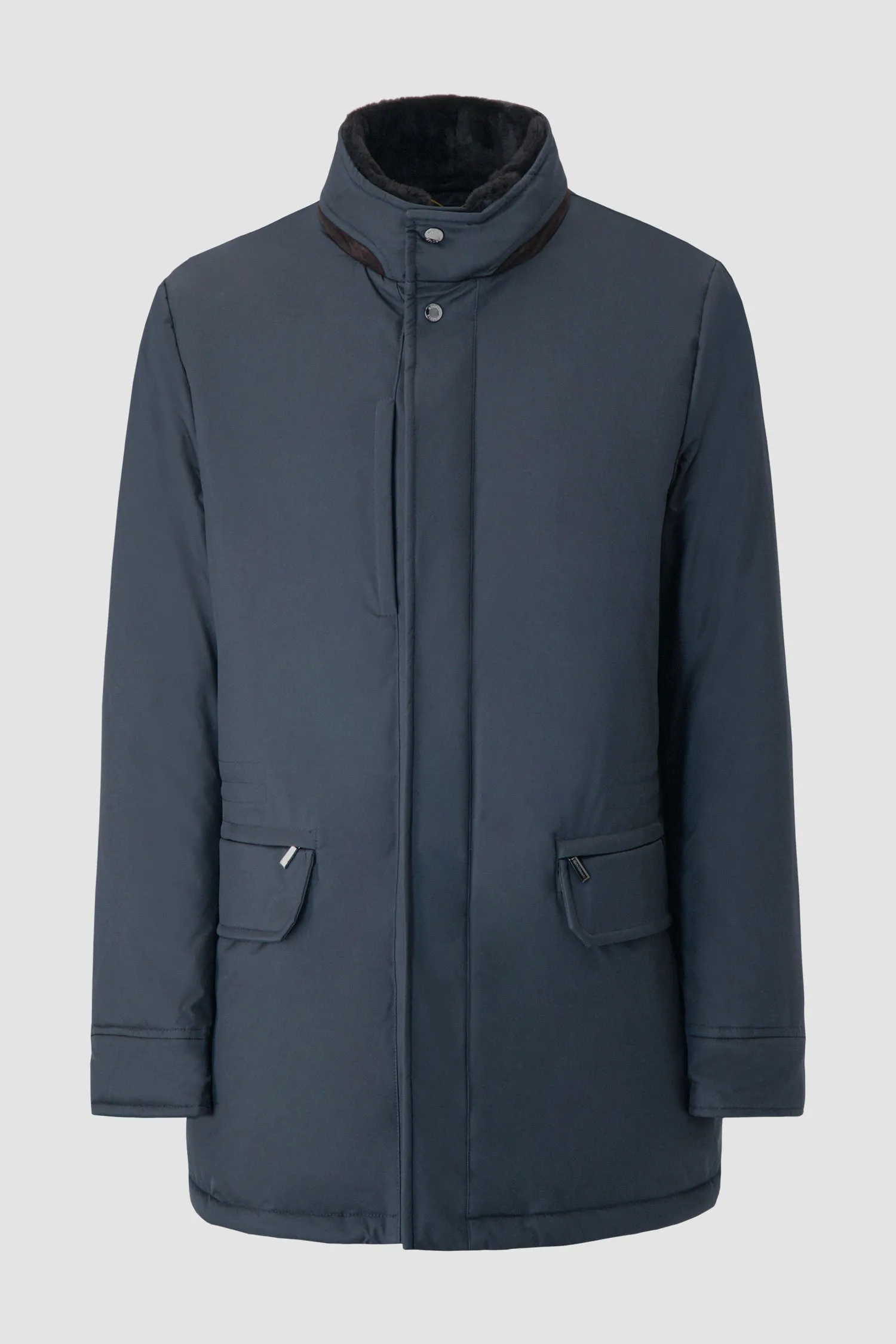 Moorer Dark Blue BERNIER-ADS Jacket