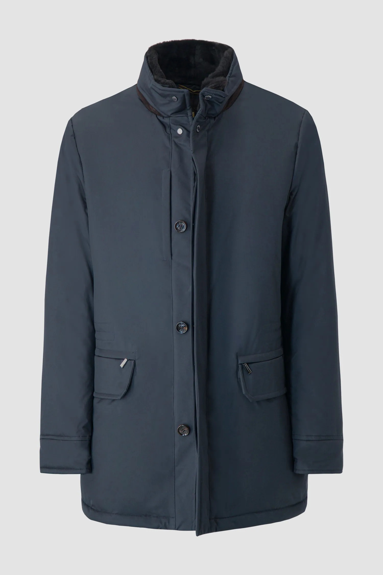 Moorer Dark Blue BERNIER-ADS Jacket