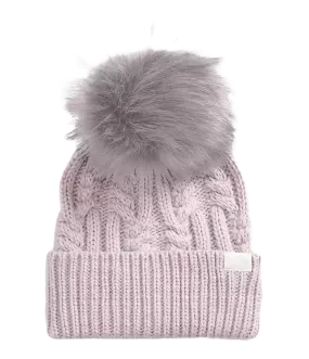 Oh Mega Fur Pom Beanie Girl's