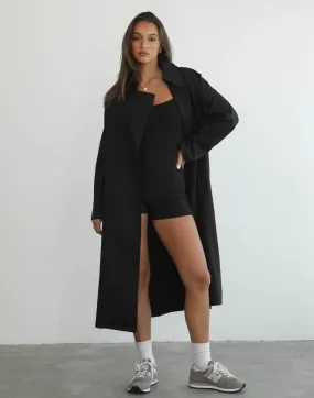 Portrait Trench Coat (Black)