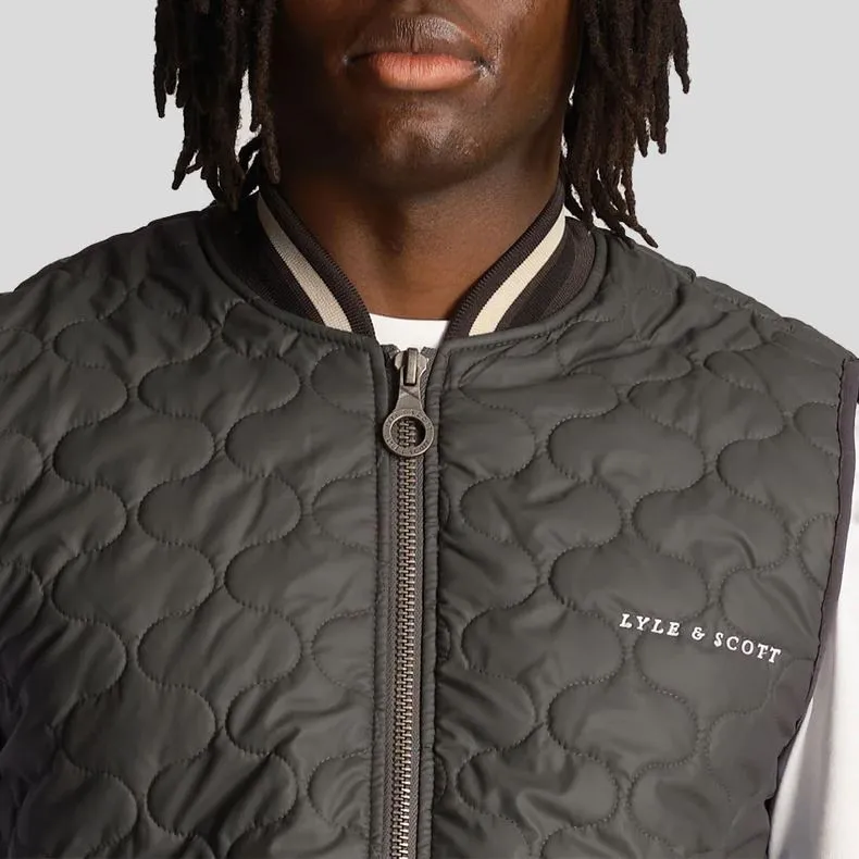 Gunmetal Quilted Gilet - Spring/Summer 2024 Collection